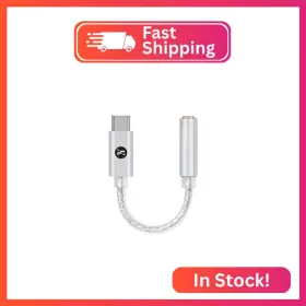 Kt02h20 Girftu Jm12 Jcally Type C Usb To 3.5mm Dac Chip Dongle Dsd128 Silver-p