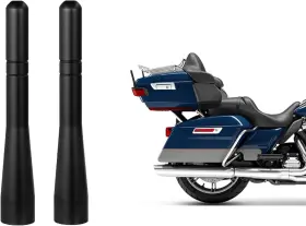 Godpee 705353546044 4 Inch Short Motorcycle Antenna Replacement 2-pack Compatible With 1989-2024 Har Godpee 705353546044 4 Inch Short Motorcycle Antenna Replacement 2-pack Compatible With 1989-2024 Har
