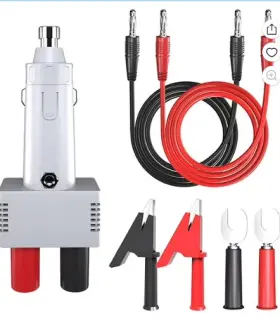 125dmk36lss Goupchn Cigarette Lighter Plug Male To Dual 4mm Female Banana Socket Car Charger 125dmk36lss Goupchn Cigarette Lighter Plug Male To Dual 4mm Female Banana Socket Car Charger