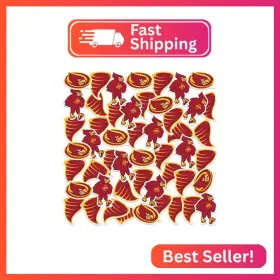 Graphics & More Clciws903-stkpk.65.50 Iowa State University Secondary Logo Vinyl Sticker Pack 50 Waterproof Cyclones