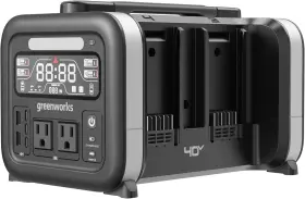 Inf701 Greenworks 40v 500w Portable Power Inverter 4-slot 2 Ac Outlets 5 Usb Tool Only Inf701 Greenworks 40v 500w Portable Power Inverter 4-slot 2 Ac Outlets 5 Usb Tool Only