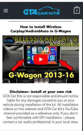 Hl-bz02-ca Gtacarkit Wireless Carplay And Android For Mercedes G-class 2013-2016 G-wagon #3