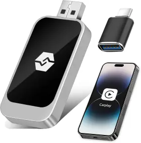 Gysoa 711181651546 Wireless Carplay Adapter For Apple Iphone - Stable Fast Bt 5.3 Connection Plug
