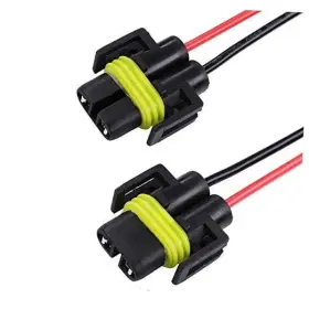 H11 Connector 606098298581 H8 881 880 Headlight Female Adapter Plug Wiring Harness Socket