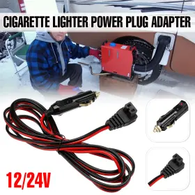 Avn6876537 Hcalory 12v Male Car Cigarette Lighter Plug Socket Connector Cable Power Adapter Us #2