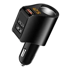 Qc3.0 Intro Unioin Electronics Co Limited Hy10 Cigarette Lighter Socket Adapter Car Charger 12v/24v Outlet Blackqc3.0 #2
