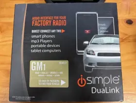 Isgm531 Isimple New Dual Auxiliary Audio Input Interface For Select Gm Vehicles