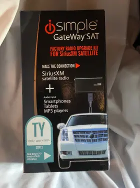 Isty12 Isimple Gateway Aux Only Missing Sat Cable Adapter