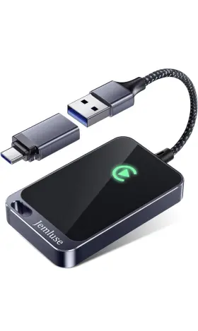 969qd Jemluse Carplay Wireless Adapter Plug And Play Stable Connection Usb Usb-c