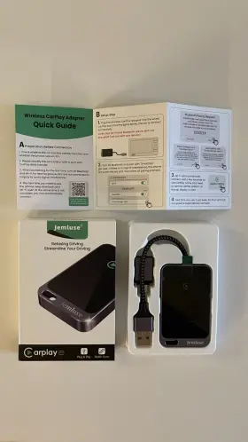 Zyios912-01 Jemluse Wireless Carplay Adapter Apple