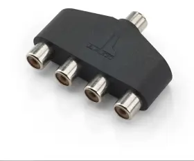 Xd-aics-1f4f Jl Audio 4-way Interconnect Splitter Car Rca Adapter Sealed