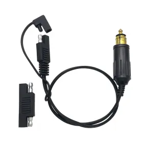 Jf7013 Joofn Din Plug To Sae Adapter Connector For Bmw Motorcycle With Black