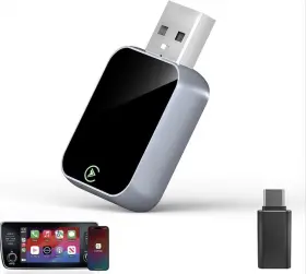 Yg-9i1a-d9wn Junboer Wireless Carplay Adapter Bluetooth 5.8 Wifi6 Plug And Play Hands-free Operation