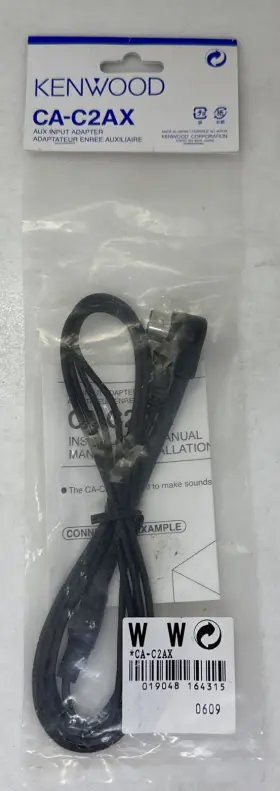 Ca-c2ax Kenwood 103-k 3.5mm Jack Mp3 Ipod Iphone Aux 13-pin Input Cable