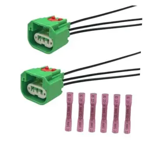 Kpfileh-kfl-147 Kpfileh 9008 H13 Car Headlight Connector Socket Adapter With Terminals Plug 2pcs