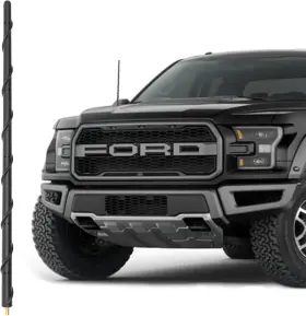 Yzus0-1120-1 Ksaauto 16 Inch Antenna For Ford F150 2009-2025 F-150 Black