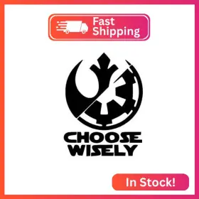 Lli654 Legacy Innovations Choose Wisely Dark Or Light Side Black Decal Vinyl Sticker Cars Trucks Walls Lap