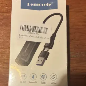 X004pm92v Lemorele P80 Wireless Carplay Adapter 5g Wifi Bluetooth 5.0 Plug And Play Update