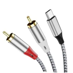 Rca-c-01 Liaoan Usb C To 2rca Stereo Adapter Cable Type-c Audio Suitable For