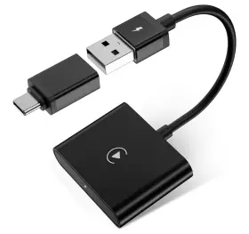 Litalarm 803173429391 New 2025 Wireless Carplay Adapter And Iphone Auto Dongle Mini Usb Plug Play Ios
