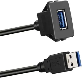 Eb0443 Liweare Usb 3.0 Dashboard Cable Built-in Socket Adapter Connector Extension For #2