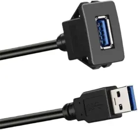 Eb0443 Liweare Usb 3.0 Dashboard Cable Built-in Socket Adapter Connector Extension For