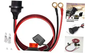 Tggl017 Luo Dong 12v/24v Fixed Thread Cigarette Lighter Socket Extension Cable With 10 Ft