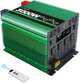 Lvyuan-3000ps Lvyuan 3000 Watt Pure Sine Power Inverter 12v To 110v 120v Dc Ac Converter