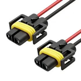 Lxsloet Qph-g-5180 2pcs H11 H8 H9 880 881 Female Adapter Wiring Harness Sockets Headlight