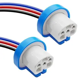 Lxsloet Qph-g-5201 2pcs Wiring Harness Extension Socket Adapter 9004 Hb1 Hb5