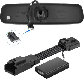 Mangoal 313050714705 Dashcam Power Adapter Custom For Ford 5 Pin Model B Mustang Mache Explorer