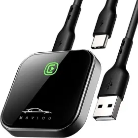 M02-c-us Mavlou Carplay Wireless Adapter For Apple 2024 Upgrade Stable Fast Connection M02-c-us Mavlou Carplay Wireless Adapter For Apple 2024 Upgrade Stable Fast Connection