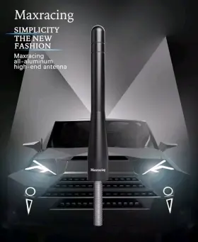Mal377 Maxracing Short Aluminum Truck Antenna Jeep Wrangler Rubicon Sahara 2007-2024 #2