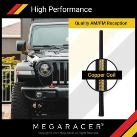 Ev-an-bend-c2 Mega Racer Universal Car Antenna For Truck Ford F150 Short Black #3 Ev-an-bend-c2 Mega Racer Universal Car Antenna For Truck Ford F150 Short Black #3