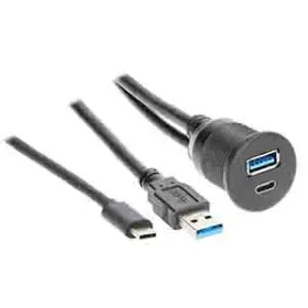 Ibr114 Metra Electronics Install Bay Usb Usb-c Charge And Data Flush Mount - Retail Pack