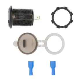 Ibr117 Metra Electronics Install Bay Type C Usb 3.0 4x Charge Voltmeter Flush Mount Retail Pack #3
