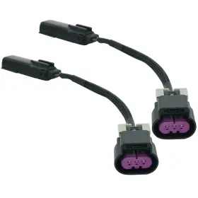 Gqy.cbhn153 Micarun 2 Pcs Hid To Led Headlight Adapter Wiring Harness Connector Pigtail