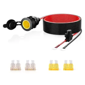 21322250 Mictuning 12v Dc Power Socket Plug Fuse Kit 12ft 12awg Cigarette Lighter Extension Cord