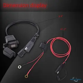 Mic-saetousb-039 Mictuning Sae To Usb Charger Adapter Motorcycle Waterproof For Cable Phone Gps Tablets Us #3 Mic-saetousb-039 Mictuning Sae To Usb Charger Adapter Motorcycle Waterproof For Cable Phone Gps Tablets Us #3