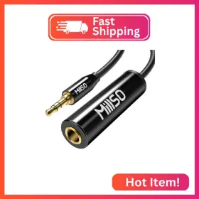 M35-f635-30b Millso 1/4 To 3.5mm Instrument Cable Trs Headphone Adapter 6.35mm Female 3.5