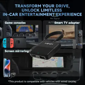 Ca361 Minix Car Tv Mate 2024 Hdmi Multimedia Adapter For Cars With Oem Wired Carplay #2
