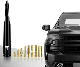 Misyq01 Miytsya Misyq01- Car Truck Bullet Antenna For Gm Chevy Silverado 1500 2500 3500 Hd Avalan