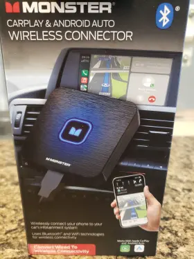Mba2-1014-blk Monster Carplay Android Auto Wireless Connector / Free Shipping Mba2-1014-blk Monster Carplay Android Auto Wireless Connector / Free Shipping