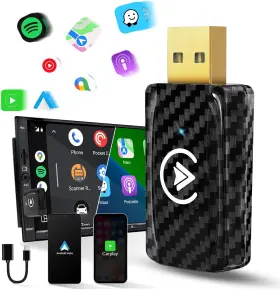 Msxttly 313056635677 2in1 Wireless Carplay Adapter And Android Auto 2 In 1 Car P
