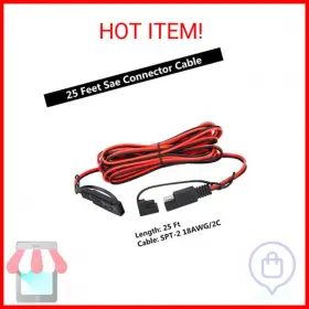 8541758733 Muyimu 25 Foot Sae To 2 Pin Quick Disconnect Harness Dc 12v Power Connector Plug Ba #2 8541758733 Muyimu 25 Foot Sae To 2 Pin Quick Disconnect Harness Dc 12v Power Connector Plug Ba #2