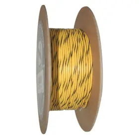 Nwr-40-100 Namz Black/yellow/stripe 100ft Spool Of Primary Wire
