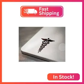 Nashville Decals Ndc-1266 Caduceus Medical Symbol Laptop Tablet Notebook Car Vinyl Decal Sticker - Black