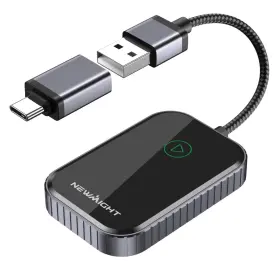 Newmight 730425389144 Carplay Wireless Adapter 2025 Upgrade Plug And Play Car