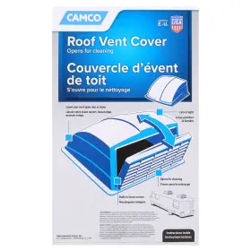40443 No Rv Roof Vent Cover Black