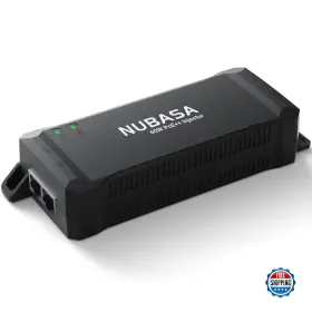 B0g4m4899y Nubasa 60w Poe Injector Ieee 802.3bt Class 6 Gigabit Power Over Ethernet Ada